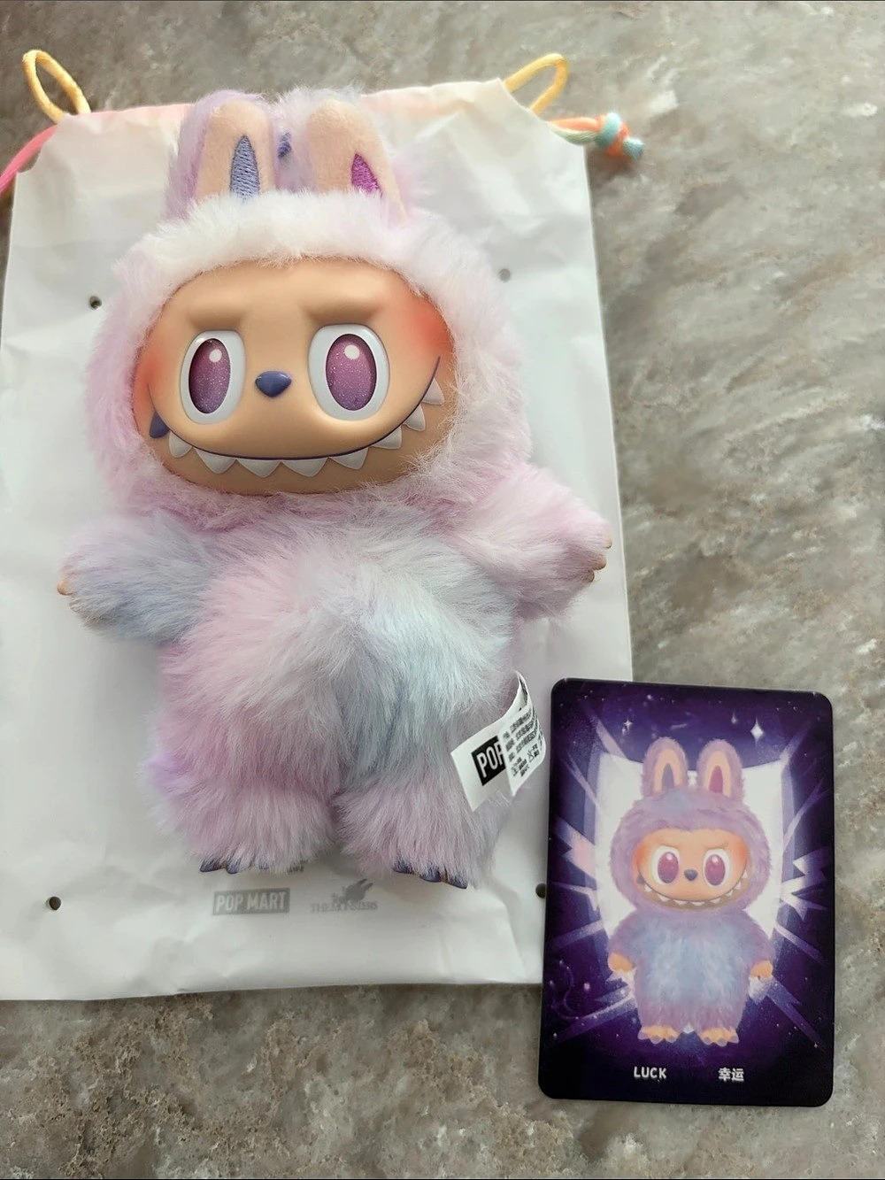 Pop Mart The Monsters Big into Energy Series Vinyl Plush Pendant LUCK
